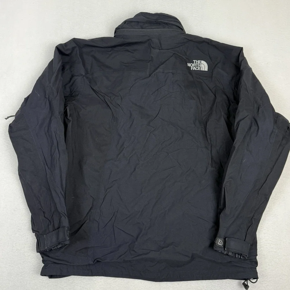 The North Face HyVent Ski Jacket Men's Large Black‎ Hooded Shell Parka 2008